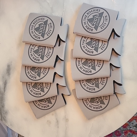Coors Light Dining Coors Light Koozies In A Pack Poshmark
